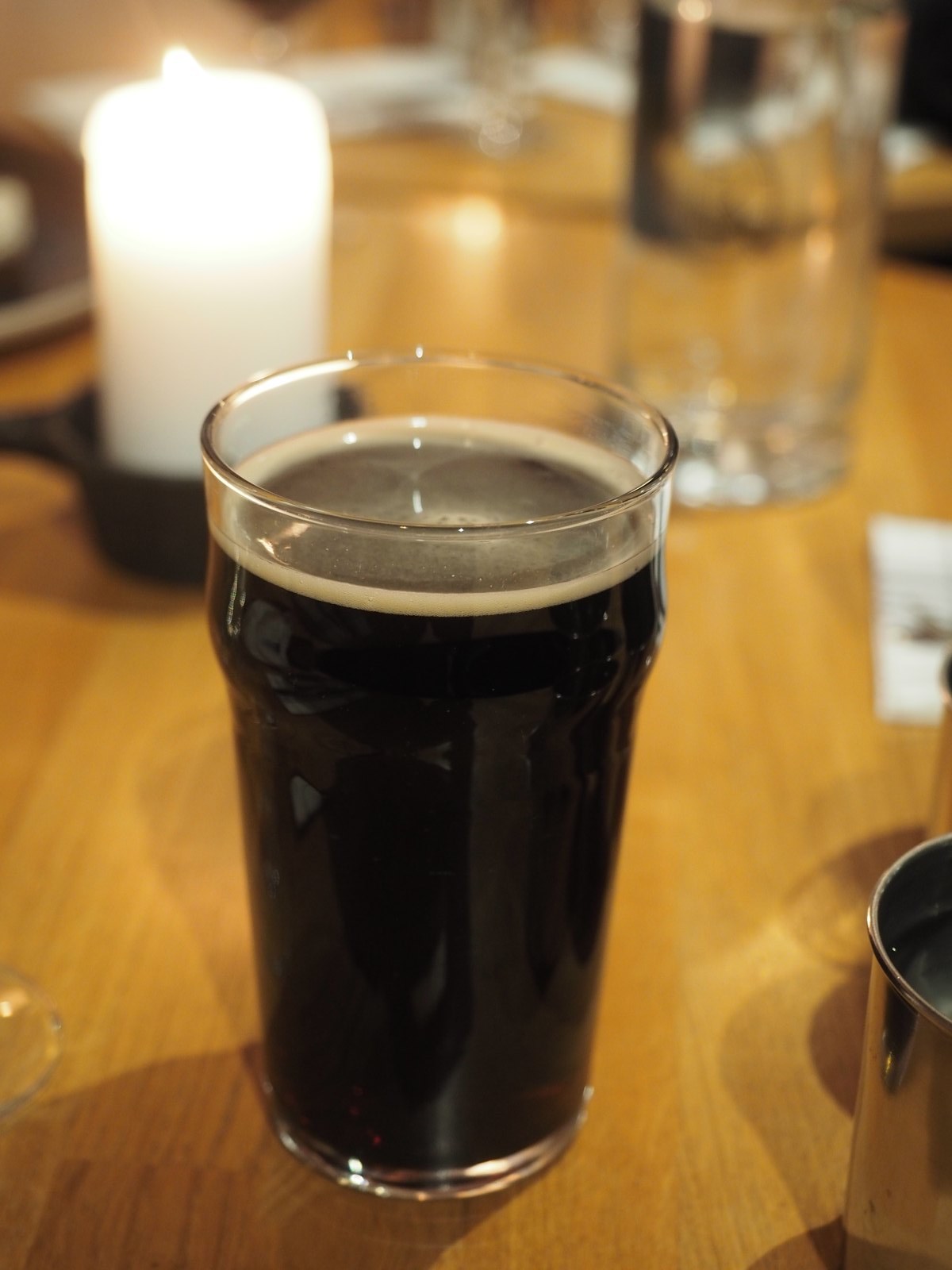 Dark porter in a tall glass